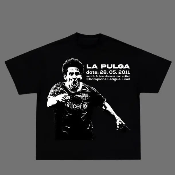 Shadow Messi Vintage Soccer Sport Menswear Womenswear - Adult & Kids T-Shirts, Sweatshirts & Hoodies apparel design preview 1