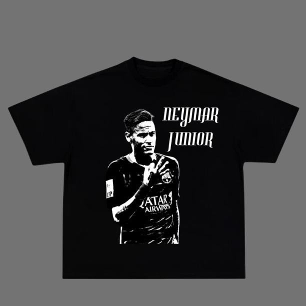 Shadow Neymar Junior Vintage Soccer Menswear - Adult & Kids T-Shirts, Sweatshirts & Hoodies apparel design preview 1