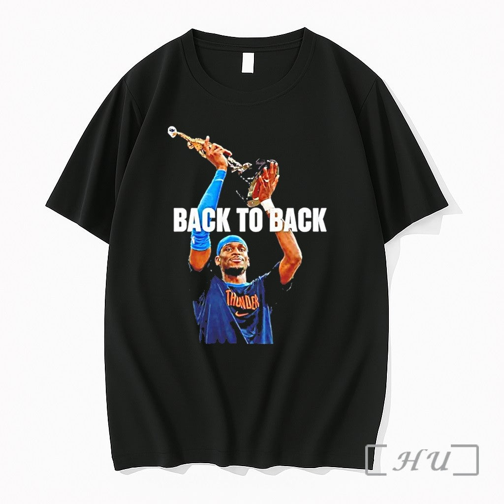 Shai Gilgeous Alexander Okc Thunder Basketball - Adult & Kids T-Shirts, Sweatshirts & Hoodies apparel design preview 1