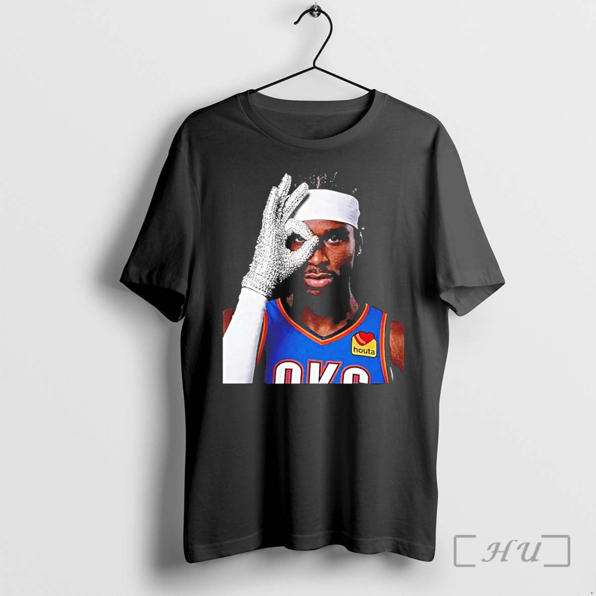 Shai Gilgeous Alexander Okc Thunder Sparkling Glove - Adult & Kids T-Shirts, Sweatshirts & Hoodies apparel design preview 1