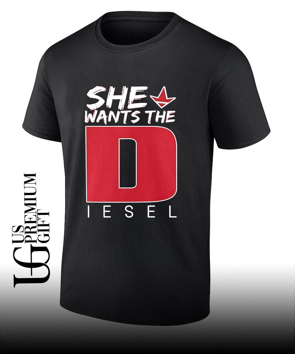She Wants The Diesel - Adult & Kids T-Shirts, Sweatshirts & Hoodies apparel design preview 1