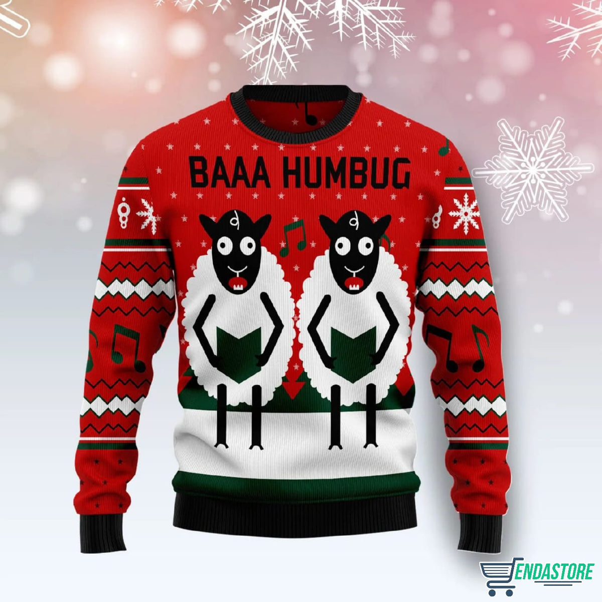 Sheep Lalala 3D Ugly Christmas Sweater - Holiday Gift product image