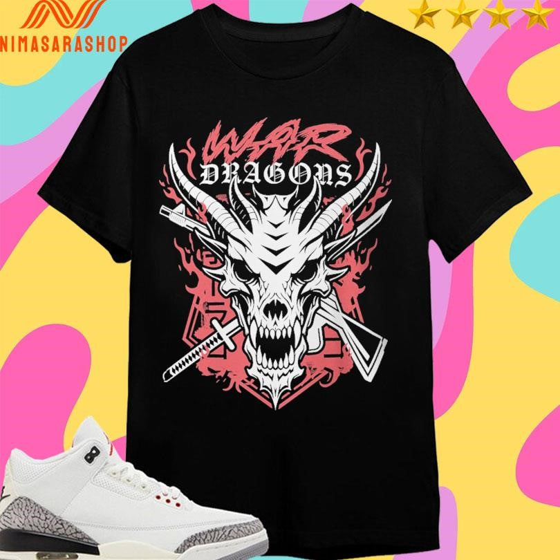 Shingo Takagi And Drilla Maloney War Dragons - Adult & Kids T-Shirts, Sweatshirts & Hoodies apparel design preview 1