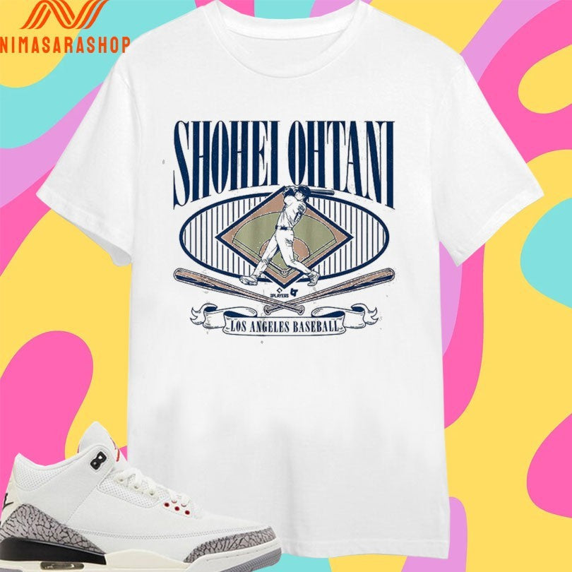 Shohei Ohtani Los Angeles Dodgers Baseball Diamond - Adult & Kids T-Shirts, Sweatshirts & Hoodies apparel design preview 1