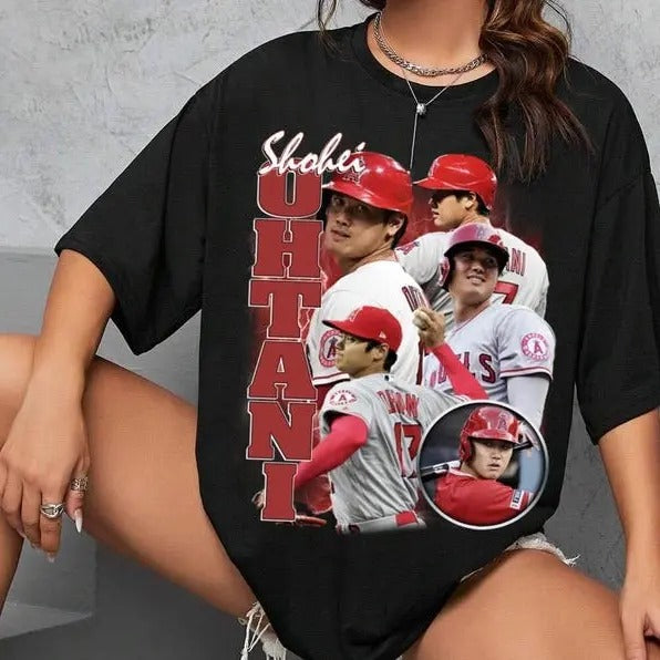 Shohei Ohtani American Sport Player Athlete Champion - Adult & Kids T-Shirts, Sweatshirts & Hoodies apparel design preview 1
