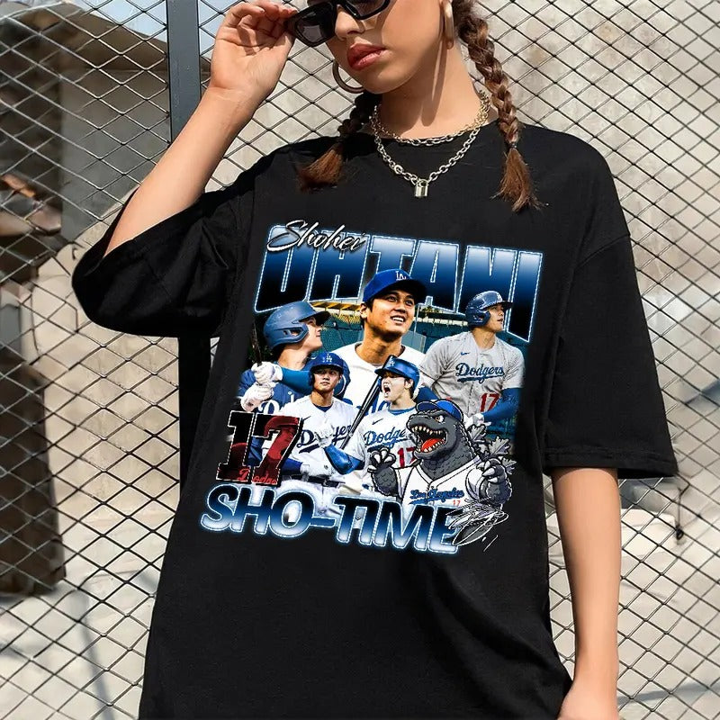 Shohei Ohtani Vintage Bootleg 90s Him Her Fan Man - Adult & Kids T-Shirts, Sweatshirts & Hoodies apparel design preview 1