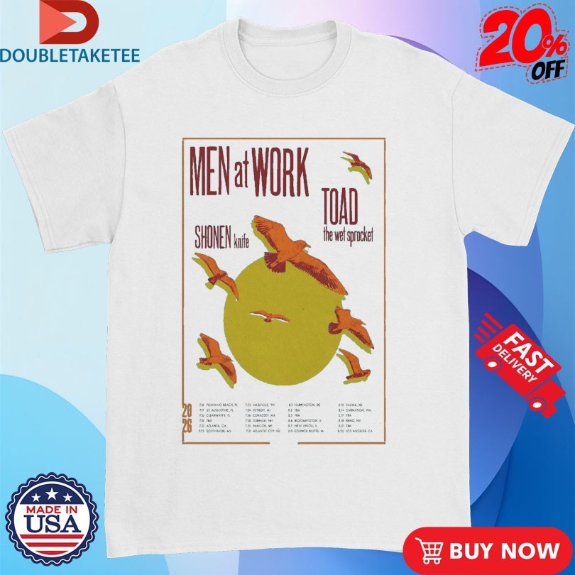 Shonen Knife Men At Work Toad The Wet Sprocket Tour - Adult & Kids T-Shirts, Sweatshirts & Hoodies apparel design preview 1