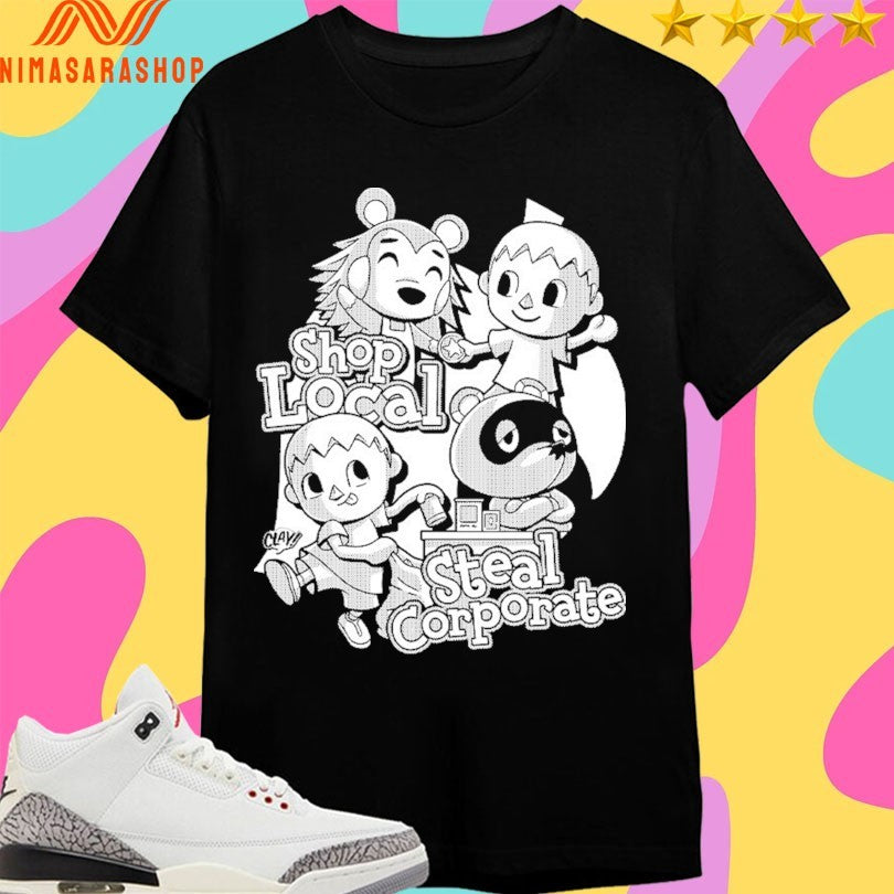 Shop Local Steal Corporate - Adult & Kids T-Shirts, Sweatshirts & Hoodies apparel design preview 1