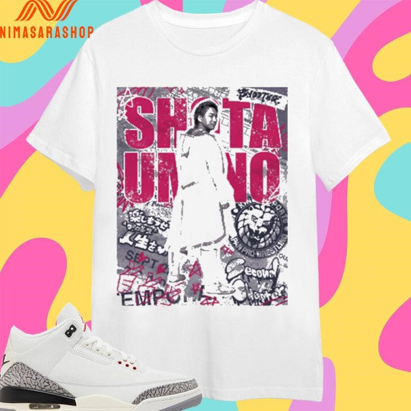 Shota Umino Graffiti New Japan Pro-Wrestling - Adult & Kids T-Shirts, Sweatshirts & Hoodies apparel design preview 1