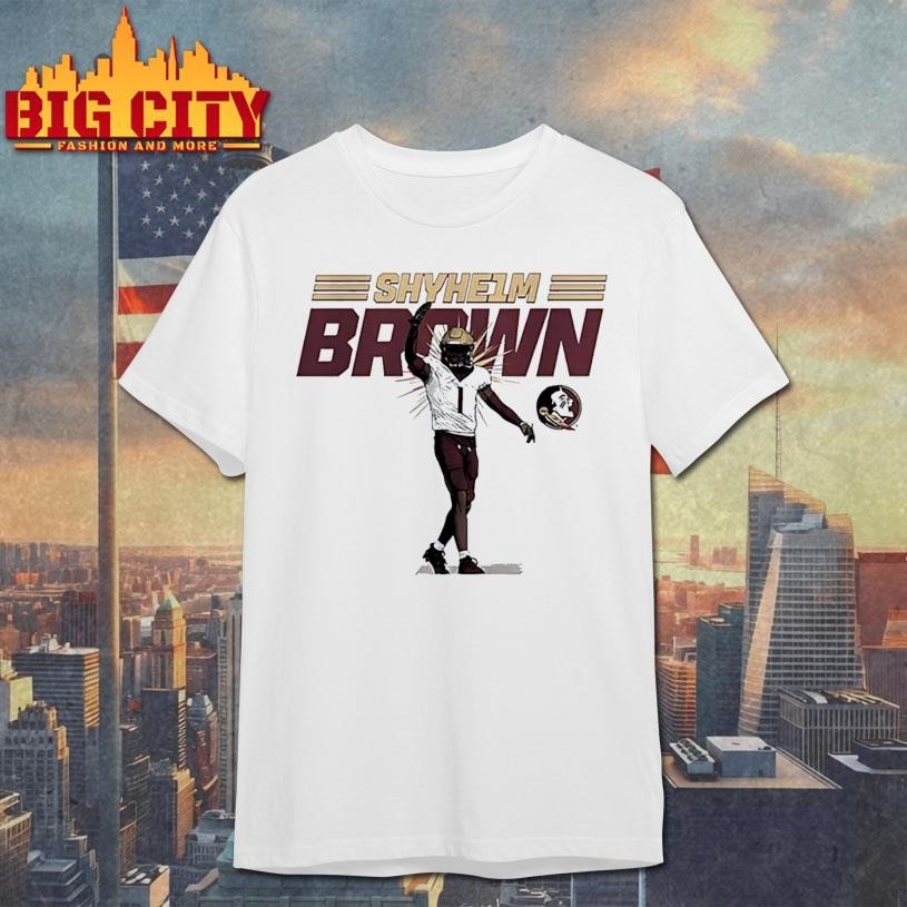 Shyheim Brown FSU Football NCAA Caricature - Adult & Kids T-Shirts, Sweatshirts & Hoodies apparel design preview 1