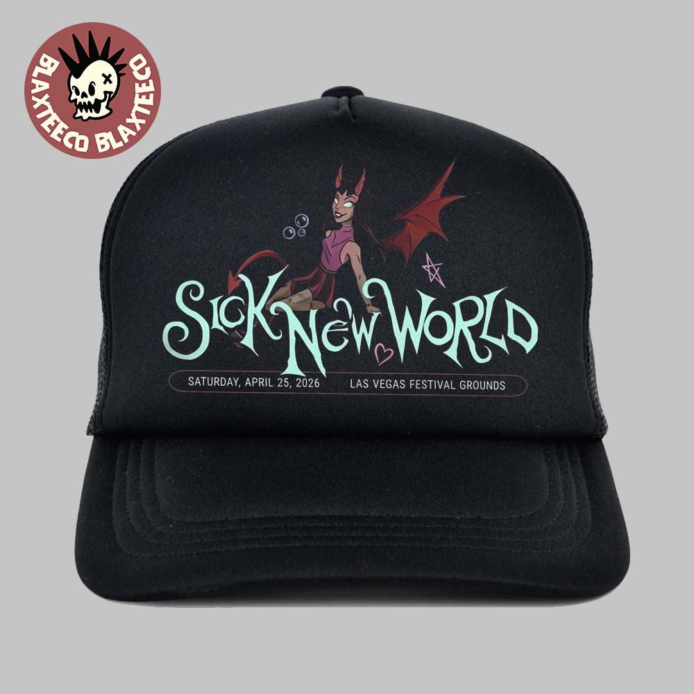 Sick New World 2026 Las Vegas Festival Merch On April - Adult & Kids T-Shirts, Sweatshirts & Hoodies apparel design preview 1