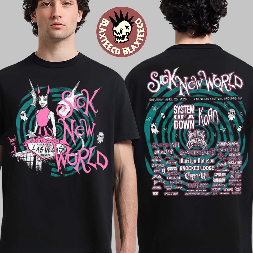 Sick New World Las Vegas 2026 Festival Merch At - Adult & Kids T-Shirts, Sweatshirts & Hoodies apparel design preview 1