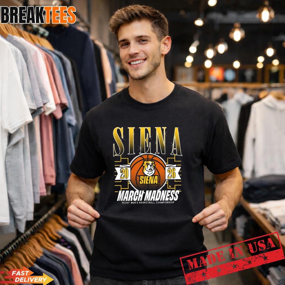 Siena Saints 2026 March Madness Men's Basketball - Adult & Kids T-Shirts, Sweatshirts & Hoodies apparel design preview 1