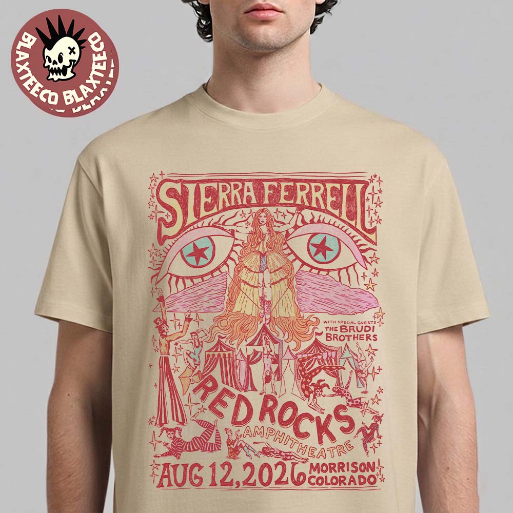 Sierra Ferrell Morrison Colorado 2026 Venue Poster - Adult & Kids T-Shirts, Sweatshirts & Hoodies apparel design preview 1