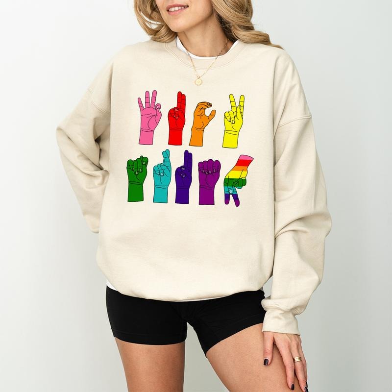 Sign Language Subtle Anti Trump ASLTrump Activist - Adult & Kids T-Shirts, Sweatshirts & Hoodies apparel design preview 1