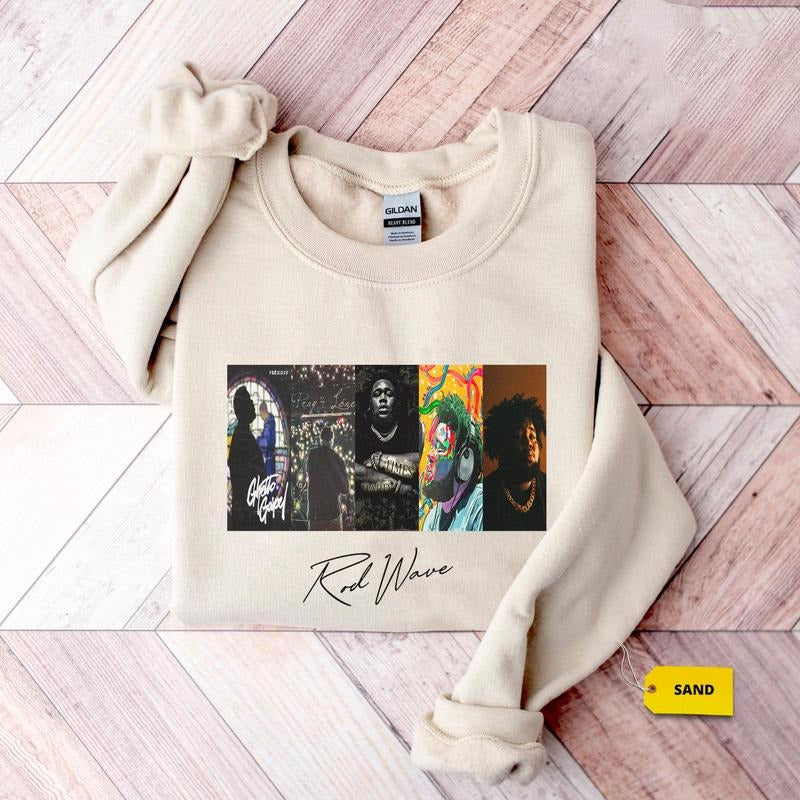 Signature Rod Wave Album Last Lap Tour 2024 Menswear - Adult & Kids T-Shirts, Sweatshirts & Hoodies apparel design preview 1