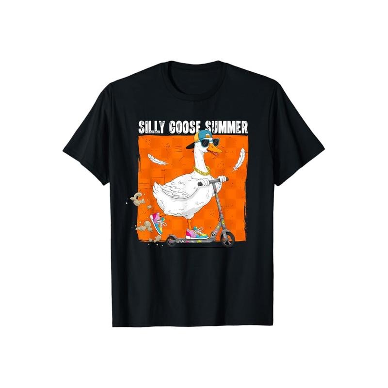 Silly Goose Summer Pure Cotton Fabric Casual - Adult & Kids T-Shirts, Sweatshirts & Hoodies apparel design preview 1