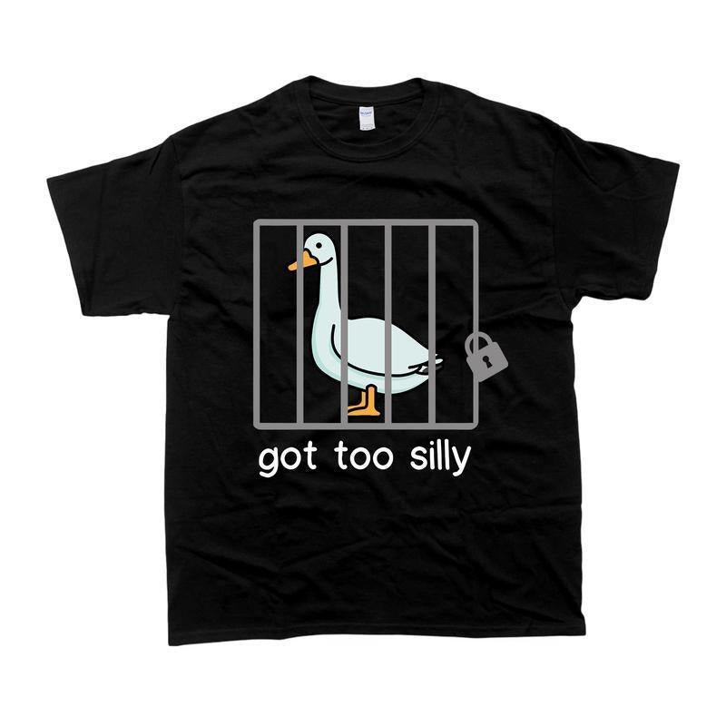 Silly Goose Got Too Him Her 02 - Adult & Kids T-Shirts, Sweatshirts & Hoodies apparel design preview 1