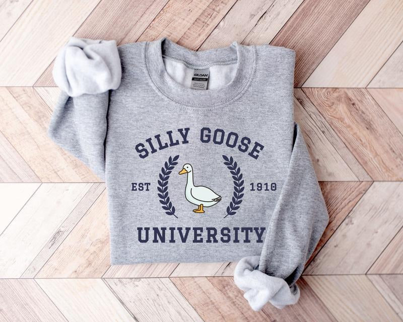 Silly Goose University Funny - Adult & Kids T-Shirts, Sweatshirts & Hoodies apparel design preview 1
