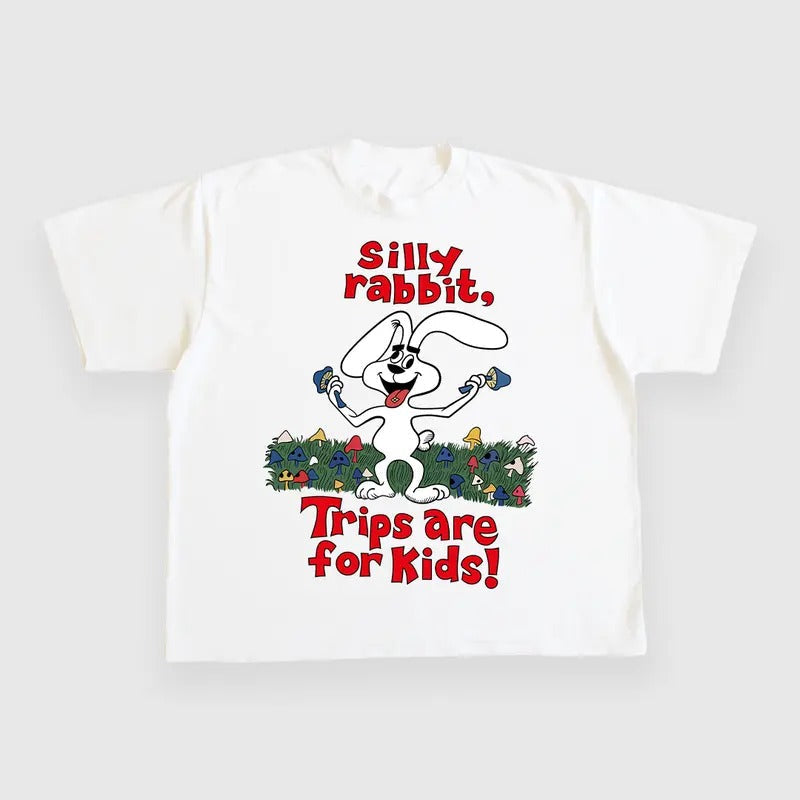 Silly Rabbit Trips Are CUSTOM PRINTED - Adult & Kids T-Shirts, Sweatshirts & Hoodies apparel design preview 1