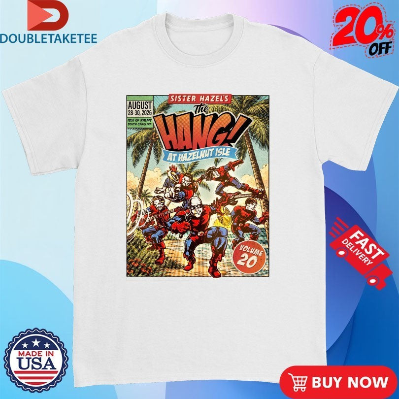 Sister Hazel Aug 28-30 2026 In Isle of Palms, SC Tour - Adult & Kids T-Shirts, Sweatshirts & Hoodies apparel design preview 1