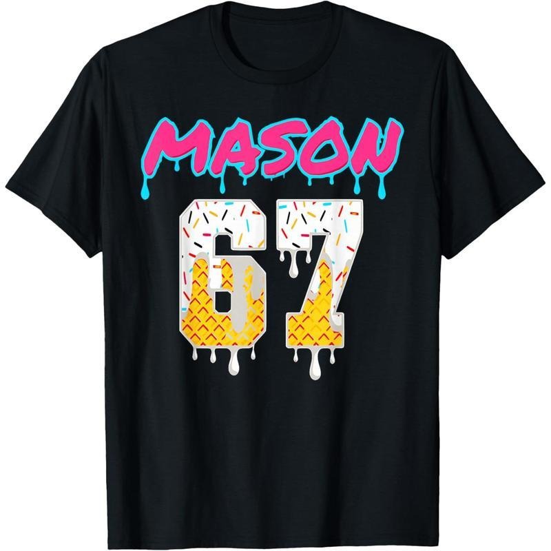 Six Seven Ice Cream Drip Sport 67 Fun Mason Meme - Adult & Kids T-Shirts, Sweatshirts & Hoodies apparel design preview 1