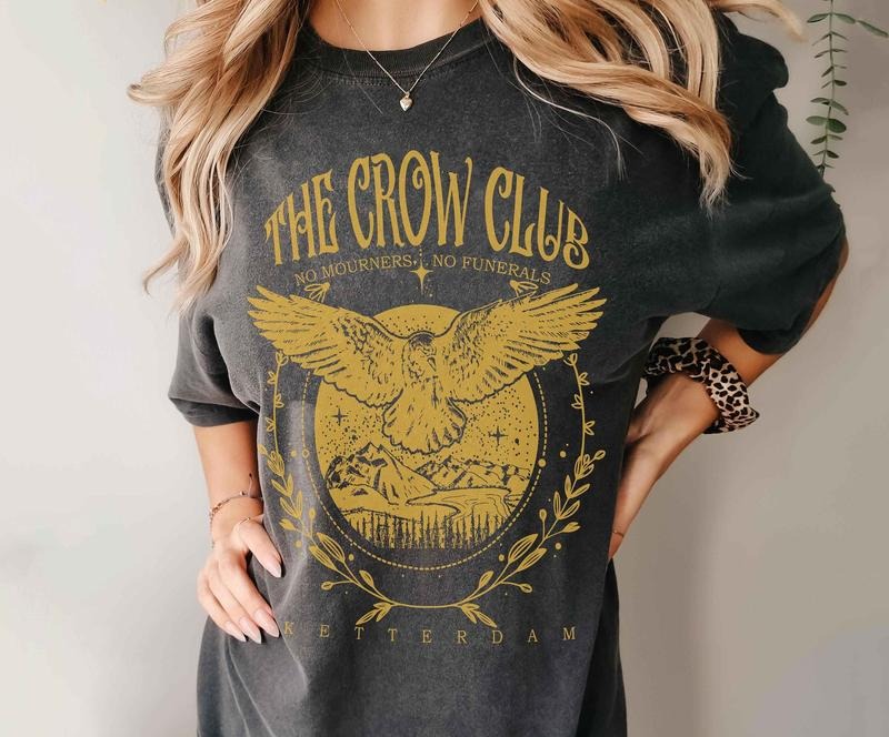 Six Crows Ketterdam Crow Club Kaz Brekker No Mourners - Adult & Kids T-Shirts, Sweatshirts & Hoodies apparel design preview 1