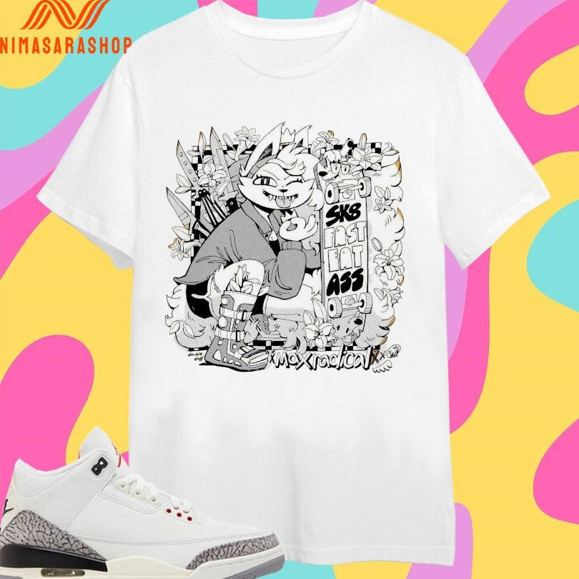 Skate Fast Eat Ass Max Radical - Adult & Kids T-Shirts, Sweatshirts & Hoodies apparel design preview 1