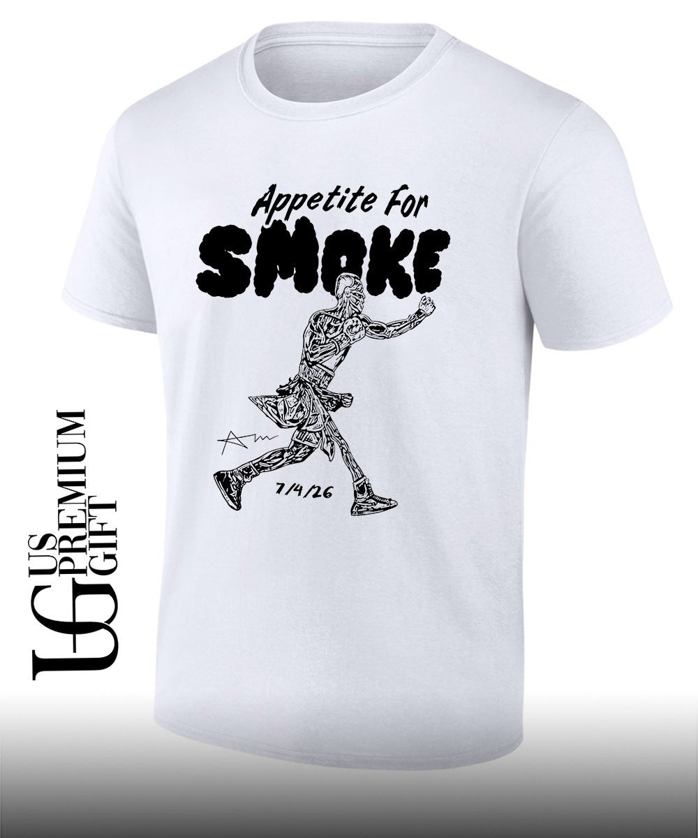 Skeleton Appetite For Smoke 26 - Adult & Kids T-Shirts, Sweatshirts & Hoodies apparel design preview 1