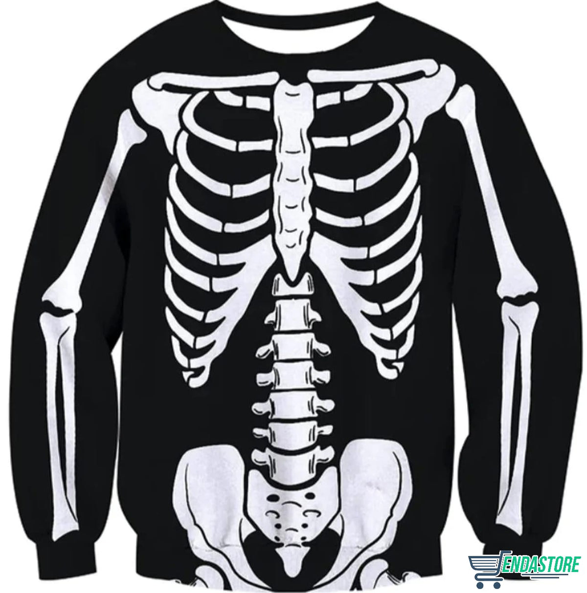 Skeleton Halloween 3D Christmas Sweater - Holiday Gift product image