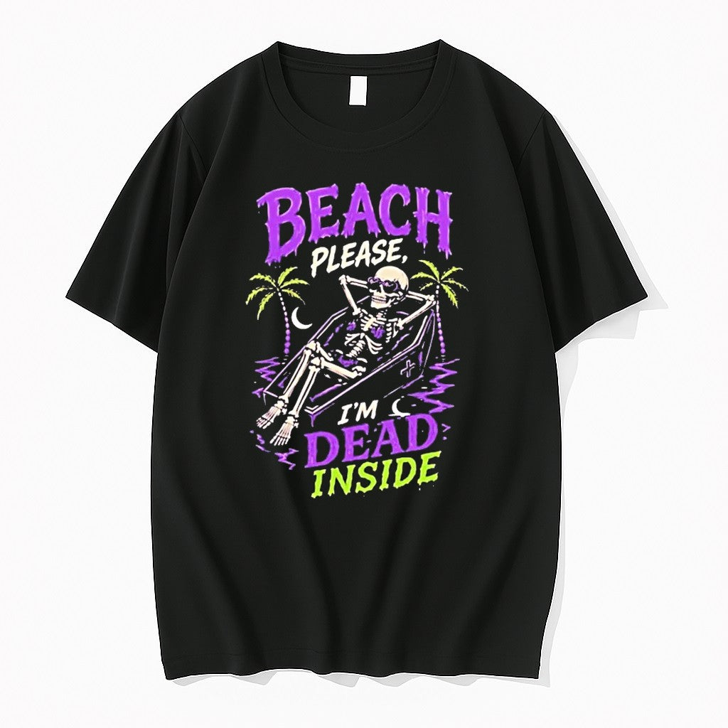 Skeleton Relax Beach Please Im Dead Sweater Jpg - Adult & Kids T-Shirts, Sweatshirts & Hoodies apparel design preview 1