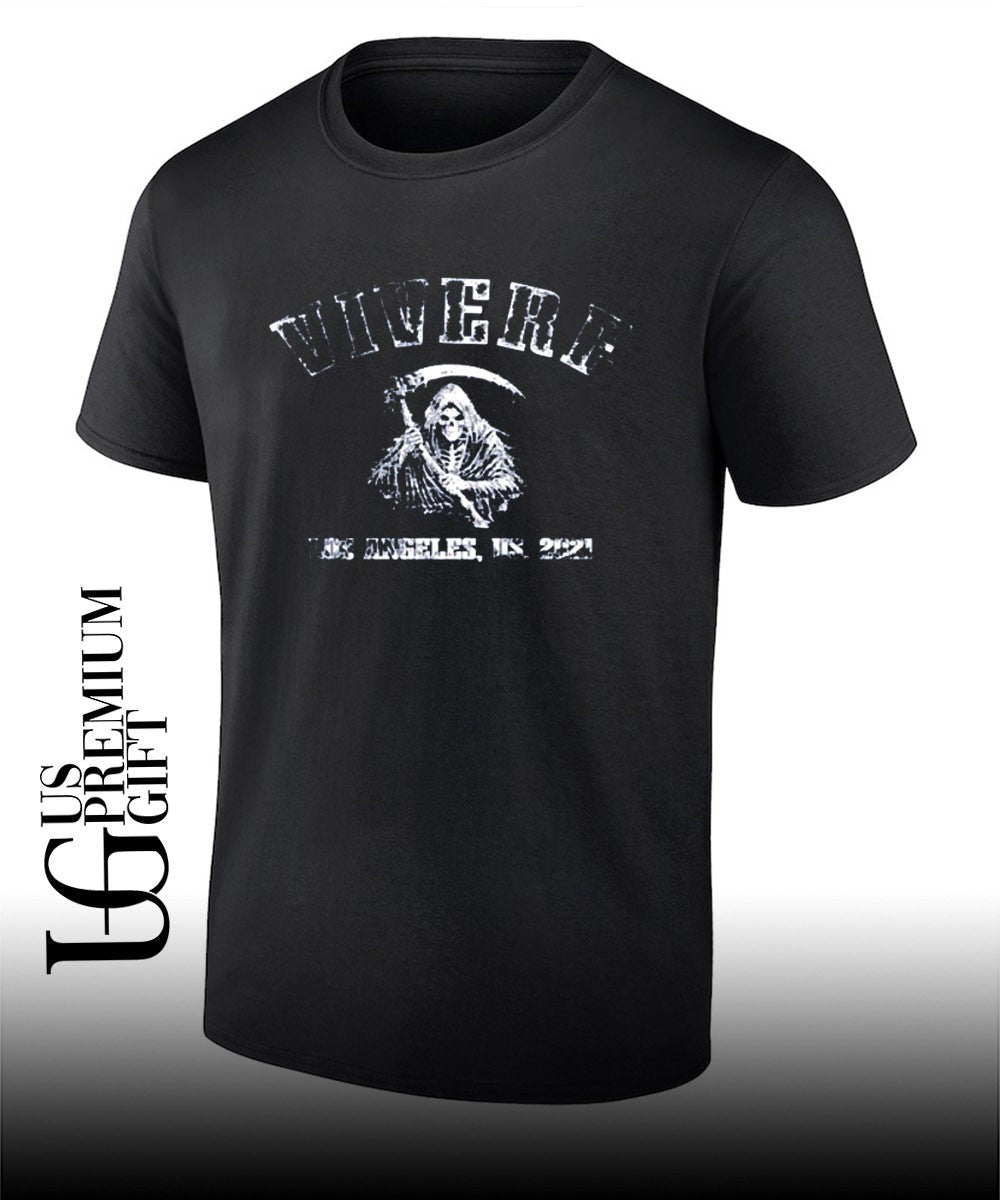 Skeleton Viverf Los Angeles Us 2021 - Adult & Kids T-Shirts, Sweatshirts & Hoodies apparel design preview 1