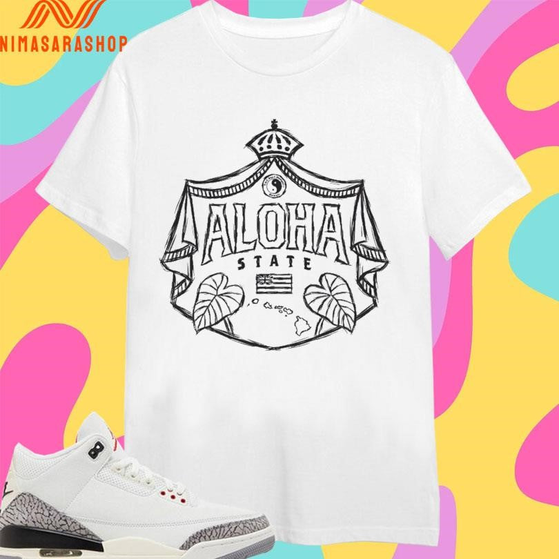 Sketch Aloha State Kalo Shield - Adult & Kids T-Shirts, Sweatshirts & Hoodies apparel design preview 1