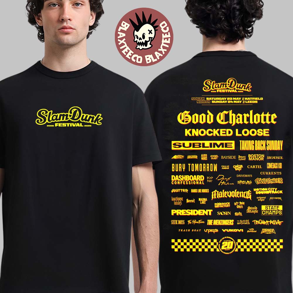 Slam Dunk Festival 2026 Merch Lineup - Adult & Kids T-Shirts, Sweatshirts & Hoodies apparel design preview 1