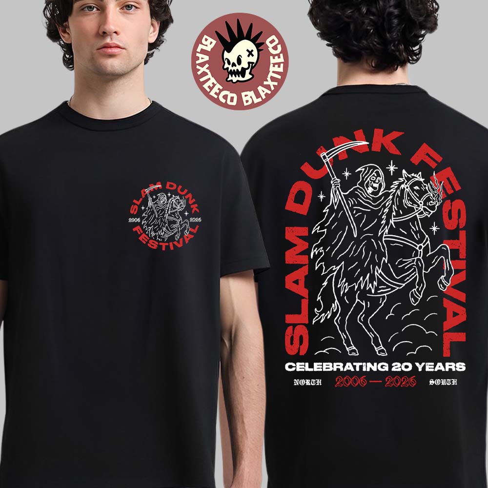 Slam Dunk Festival 2026 Merch The Reaper Year Of - Adult & Kids T-Shirts, Sweatshirts & Hoodies apparel design preview 1