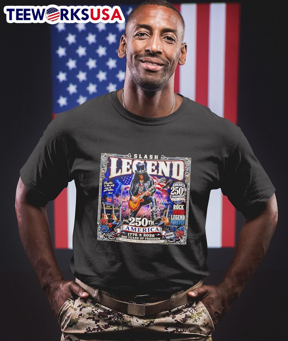 Slash Legend America 250th Anniversary 1776 2026 Rock - Adult & Kids T-Shirts, Sweatshirts & Hoodies apparel design preview 1