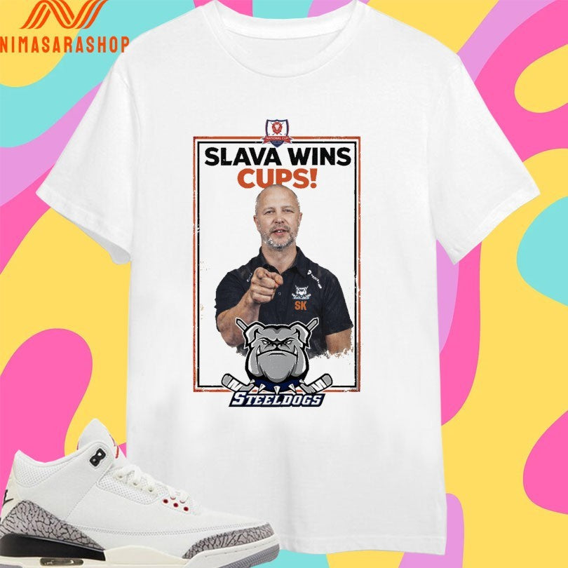 Slava Wins Cup Steel Dogs - Adult & Kids T-Shirts, Sweatshirts & Hoodies apparel design preview 1