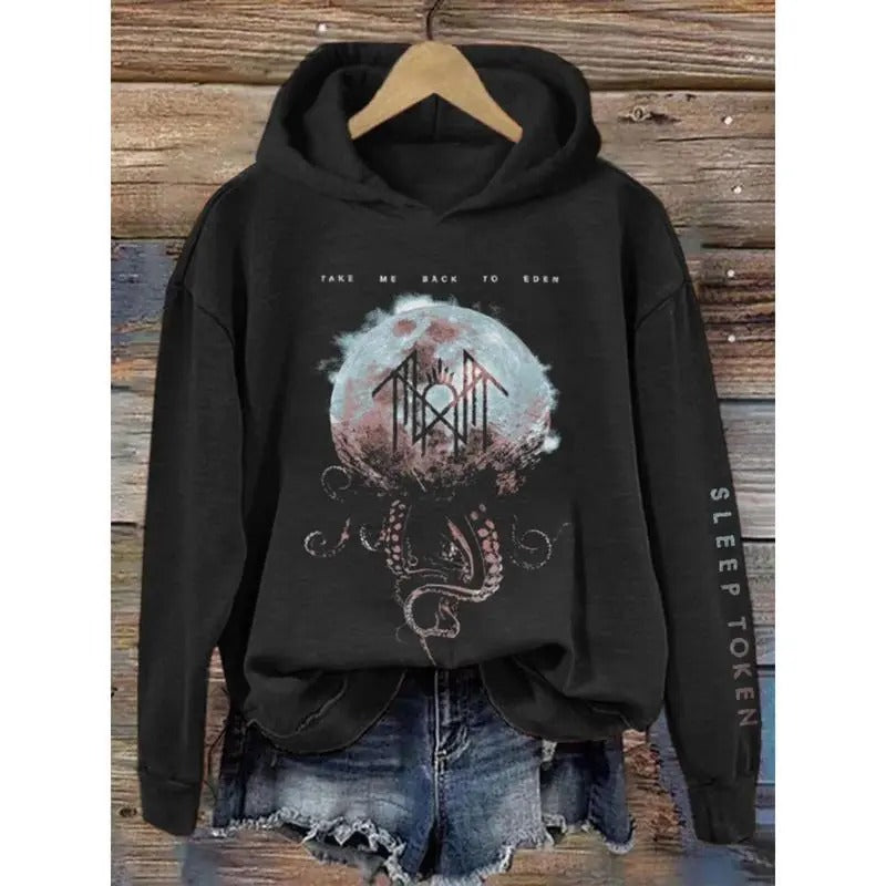 Sleep Token Tentacle Logo Print Vintage Fan Sleeves - Adult & Kids T-Shirts, Sweatshirts & Hoodies apparel design preview 1