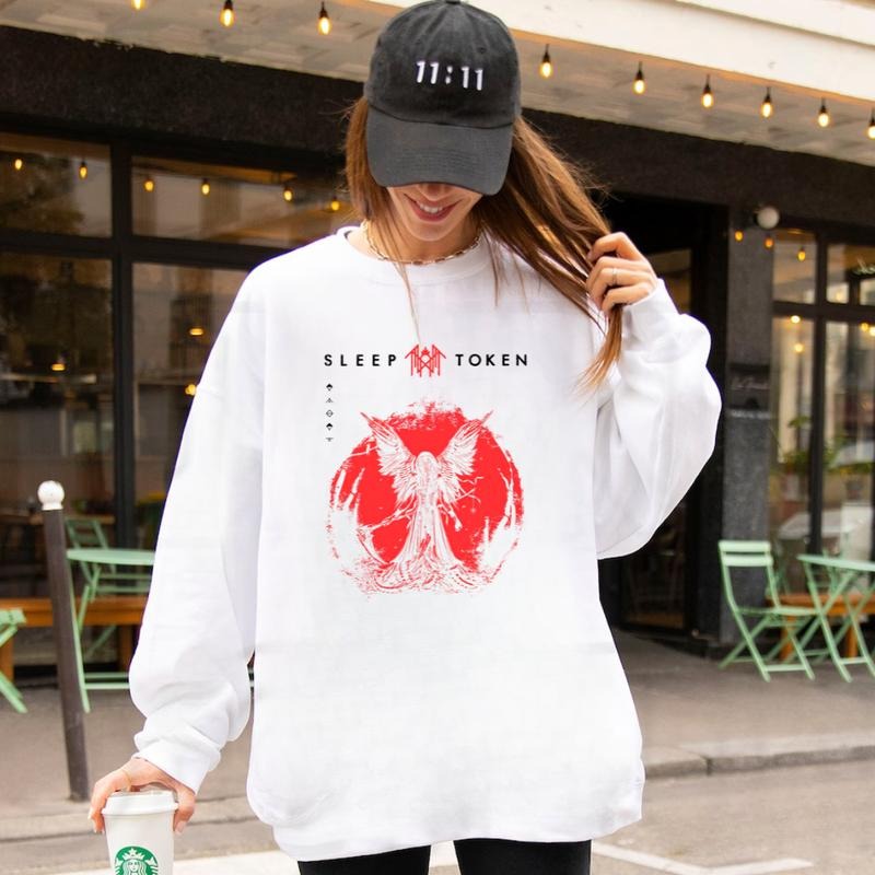 Sleep Token Red Reaper Angel Iconic Band Devoted Fans - Adult & Kids T-Shirts, Sweatshirts & Hoodies apparel design preview 1