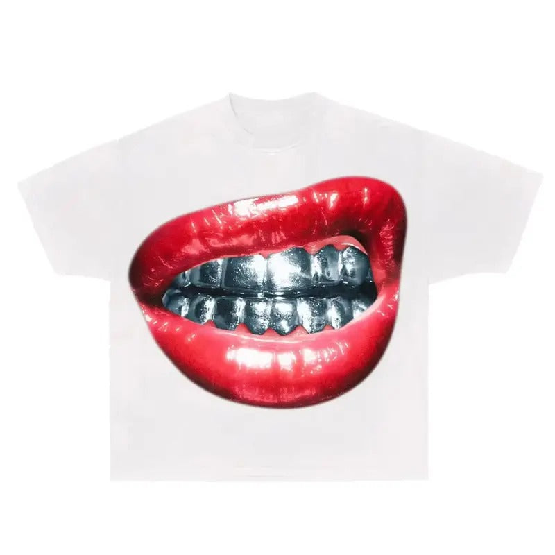 Slip Gillz Silver Gothic Harajuku Goth Y2k - Adult & Kids T-Shirts, Sweatshirts & Hoodies apparel design preview 1