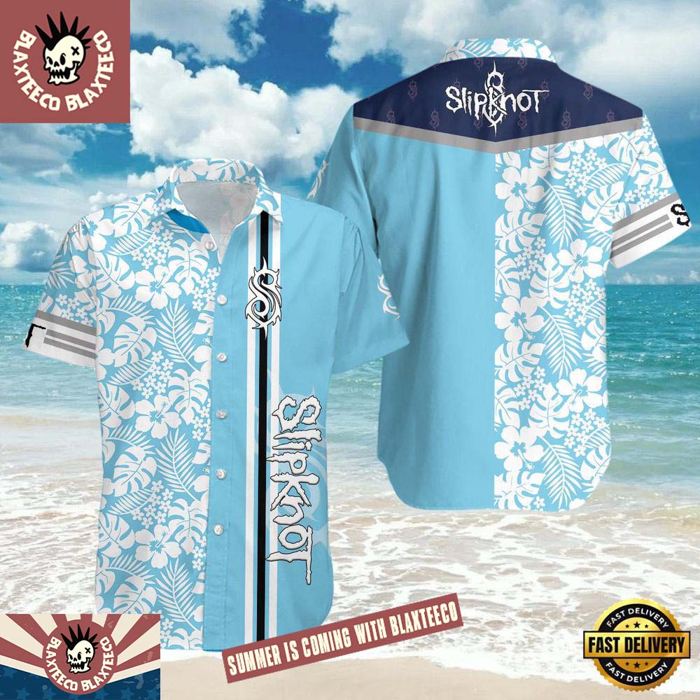 Slipknot Rock Band Tropical Chill Summer Hawaiian - Adult & Kids T-Shirts, Sweatshirts & Hoodies apparel design preview 1