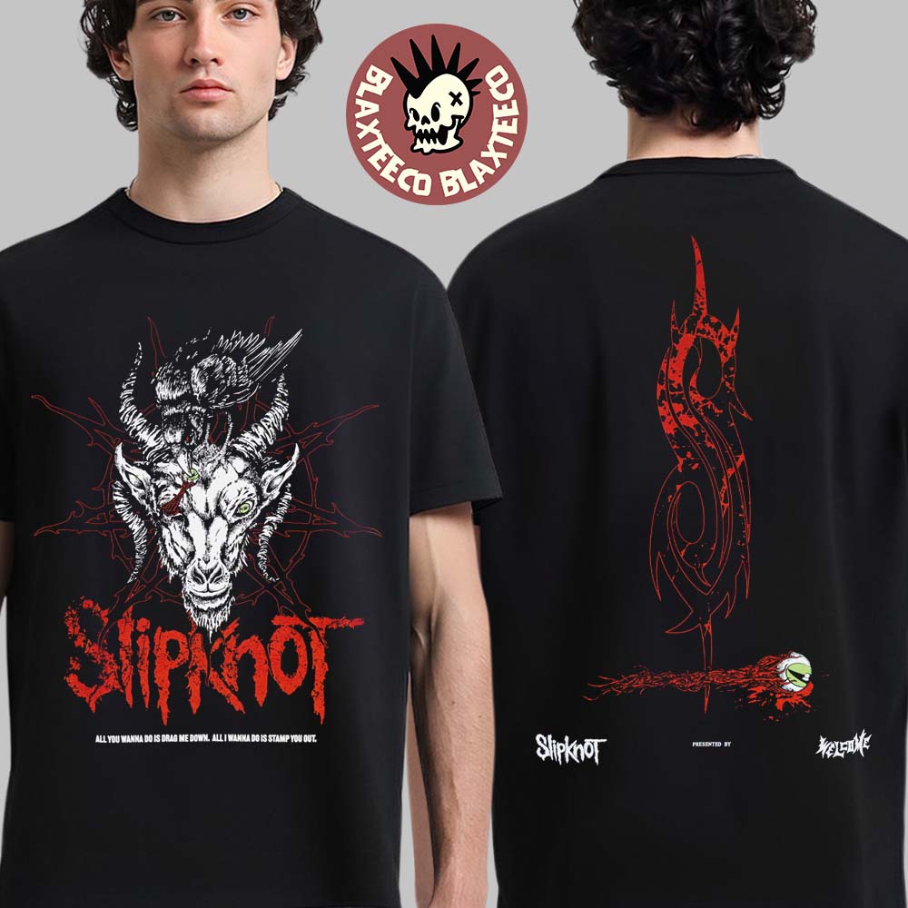 Slipknot X Welcome Skateboard Goat Head Nonagram With - Adult & Kids T-Shirts, Sweatshirts & Hoodies apparel design preview 1