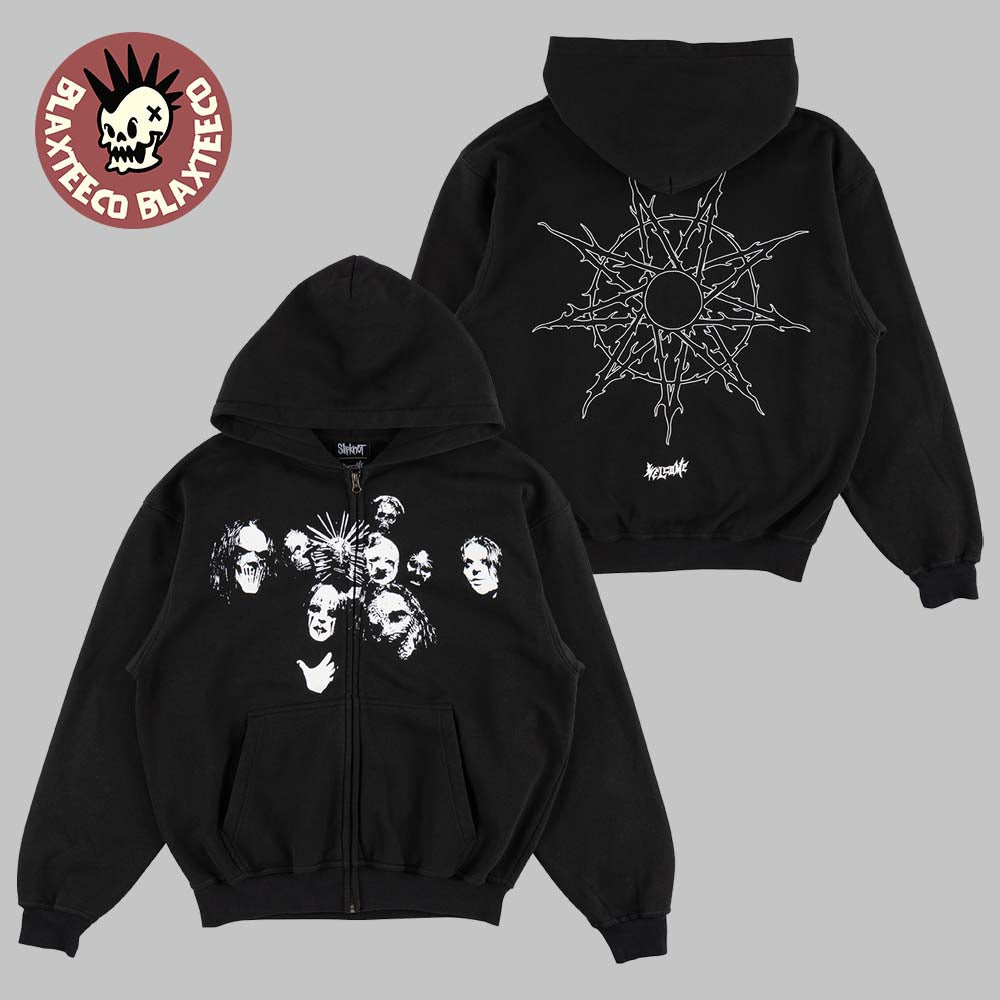 Slipknot X Welcome Skateboard Nonagram Zip - Adult & Kids T-Shirts, Sweatshirts & Hoodies apparel design preview 1