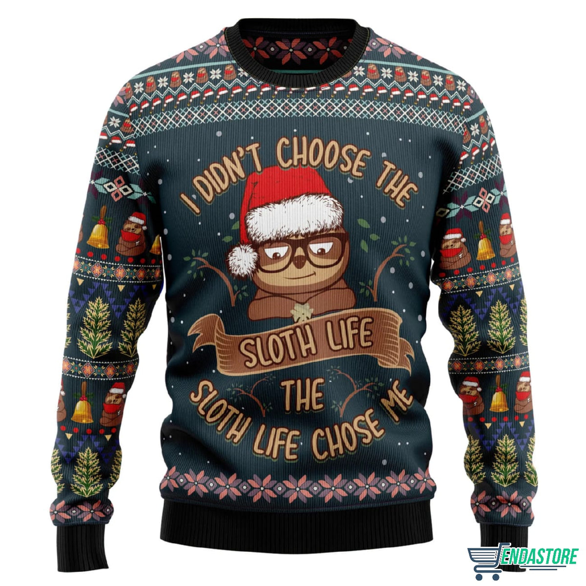 Sloth Life 3D Ugly Christmas Sweater - Holiday Gift product image