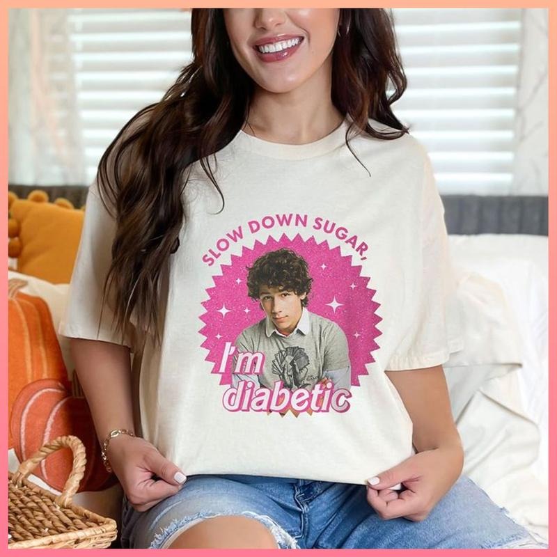 Slow Down Sugar Hot Dads Jonas Bros Vintage Cotton - Adult & Kids T-Shirts, Sweatshirts & Hoodies apparel design preview 1