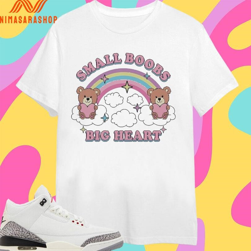 Small Boobs Big Heart Bears - Adult & Kids T-Shirts, Sweatshirts & Hoodies apparel design preview 1