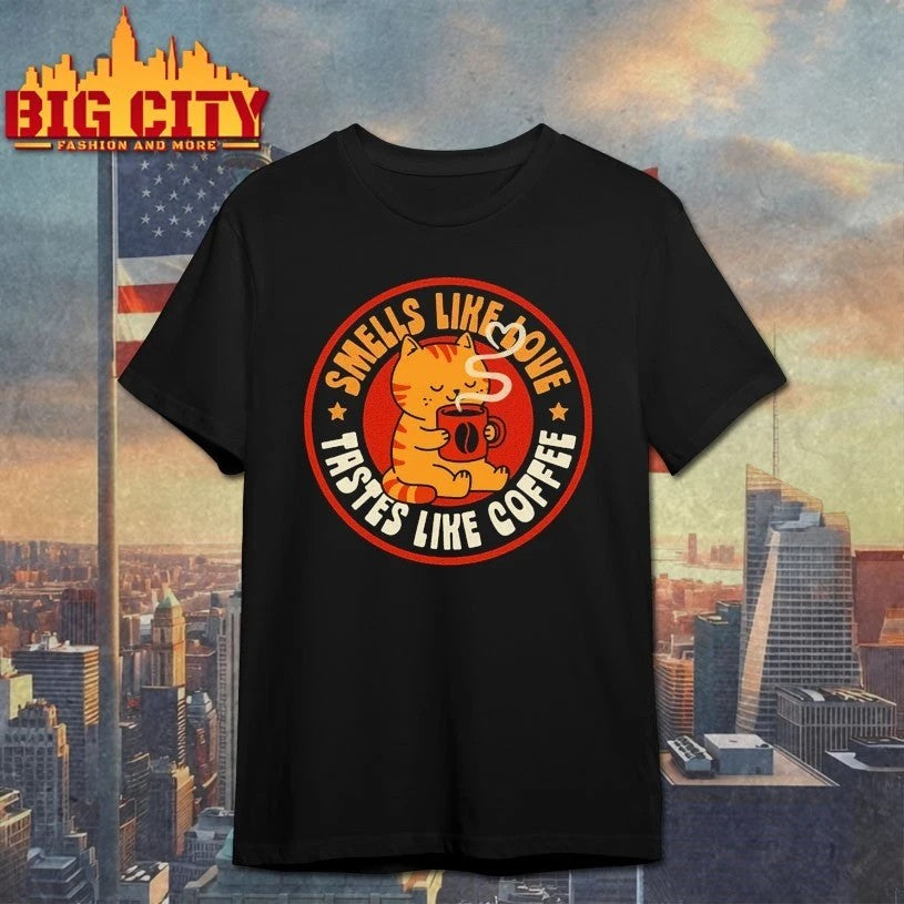 Smells Like Love tastes coffee - Adult & Kids T-Shirts, Sweatshirts & Hoodies apparel design preview 1