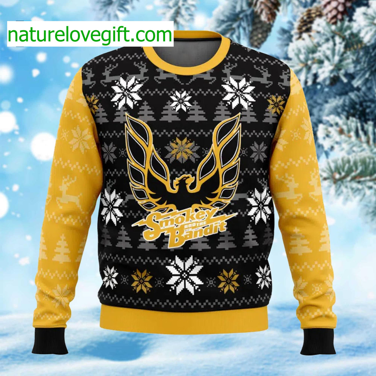 Smokey And The Bandit Ugly Christmas Sweater - Holiday Gift product image