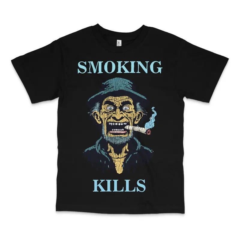 Smoking Kills Custom Printed - Adult & Kids T-Shirts, Sweatshirts & Hoodies apparel design preview 1