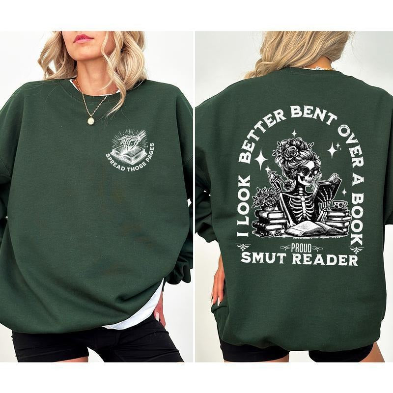 Smut Reader Romance Bookish Her Spicy Book I Better - Adult & Kids T-Shirts, Sweatshirts & Hoodies apparel design preview 1